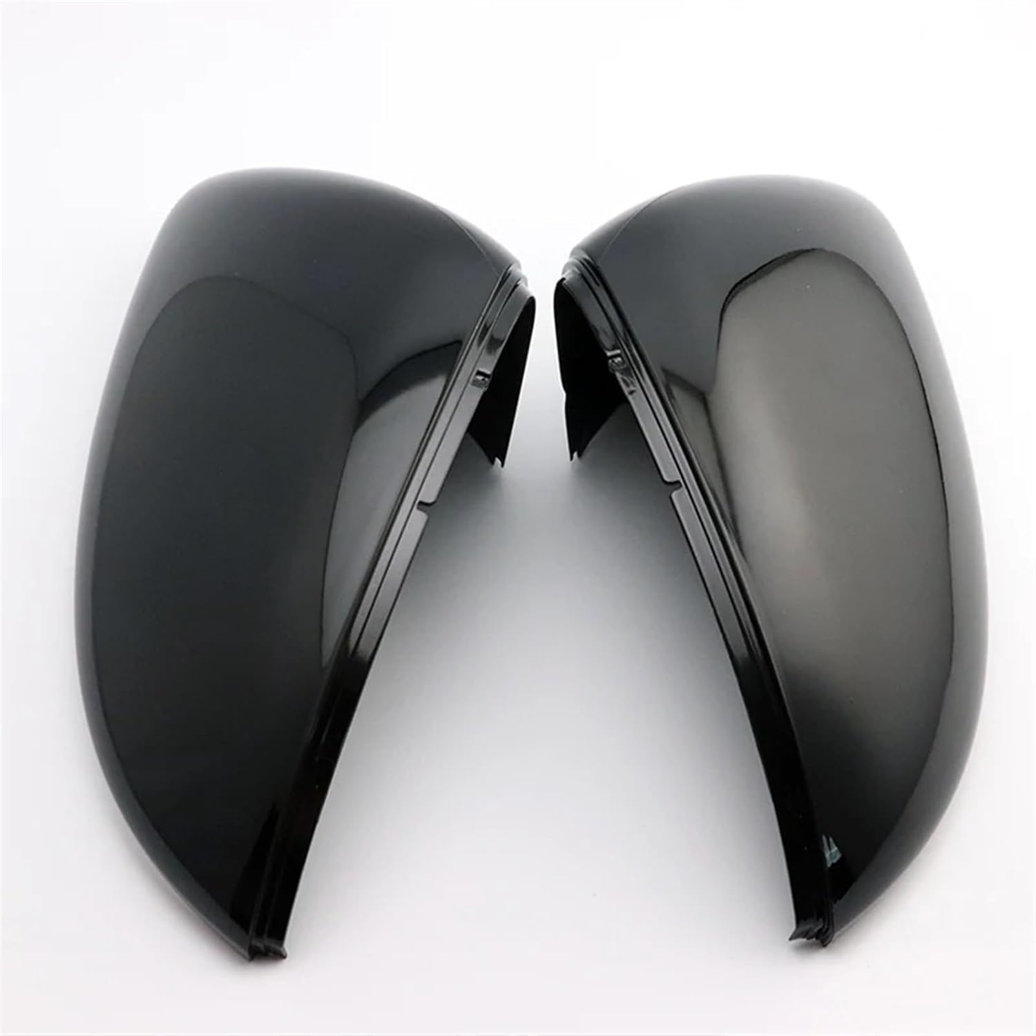 Compatible For Touran/Golf MK7 7.5 GTI 7 7 R L Car Side Wing Rear-View Mirror Cover Carbon Fiber Pattern Black Cover (Color : Black)