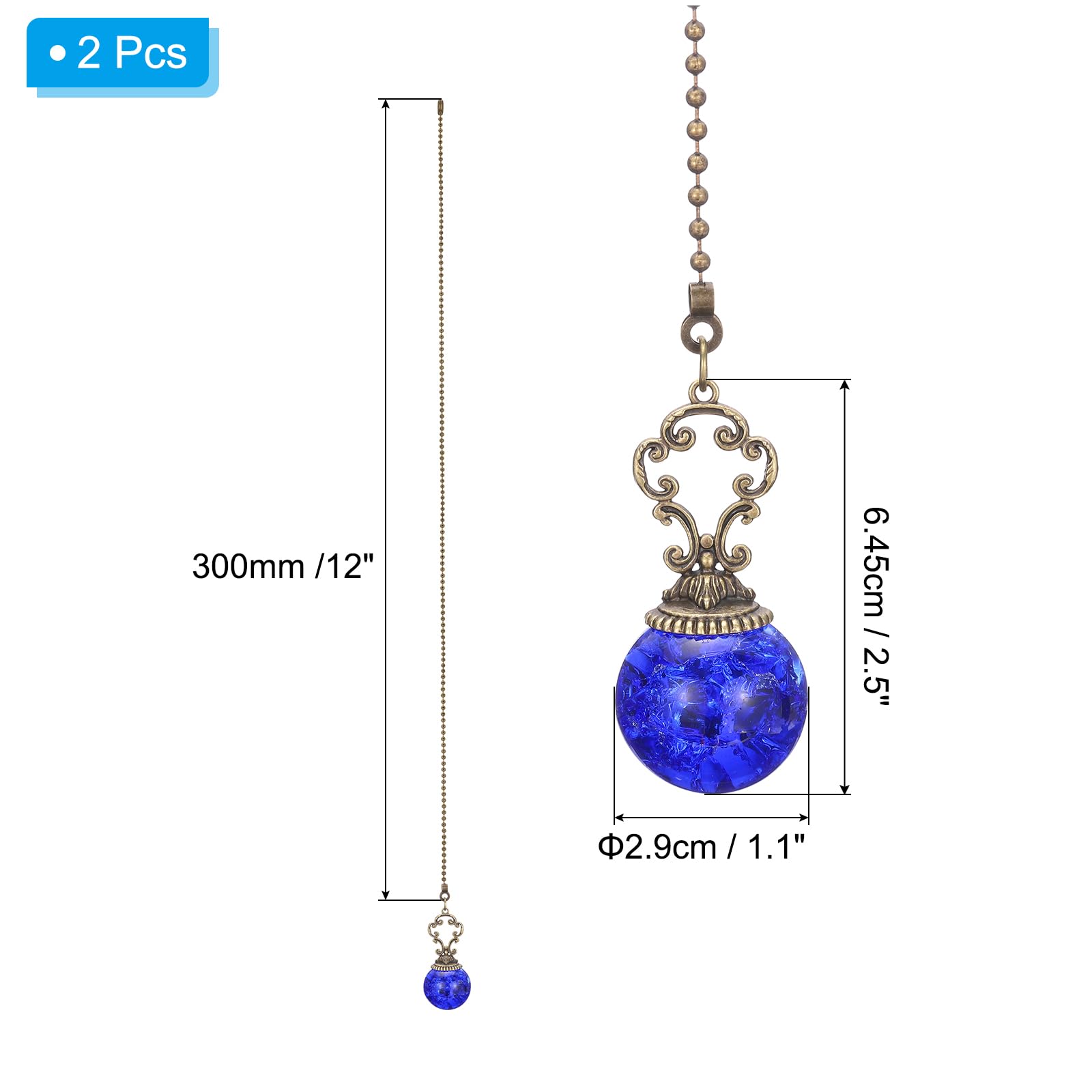 PATIKIL Ceiling Fan Pull Chain - Image 2