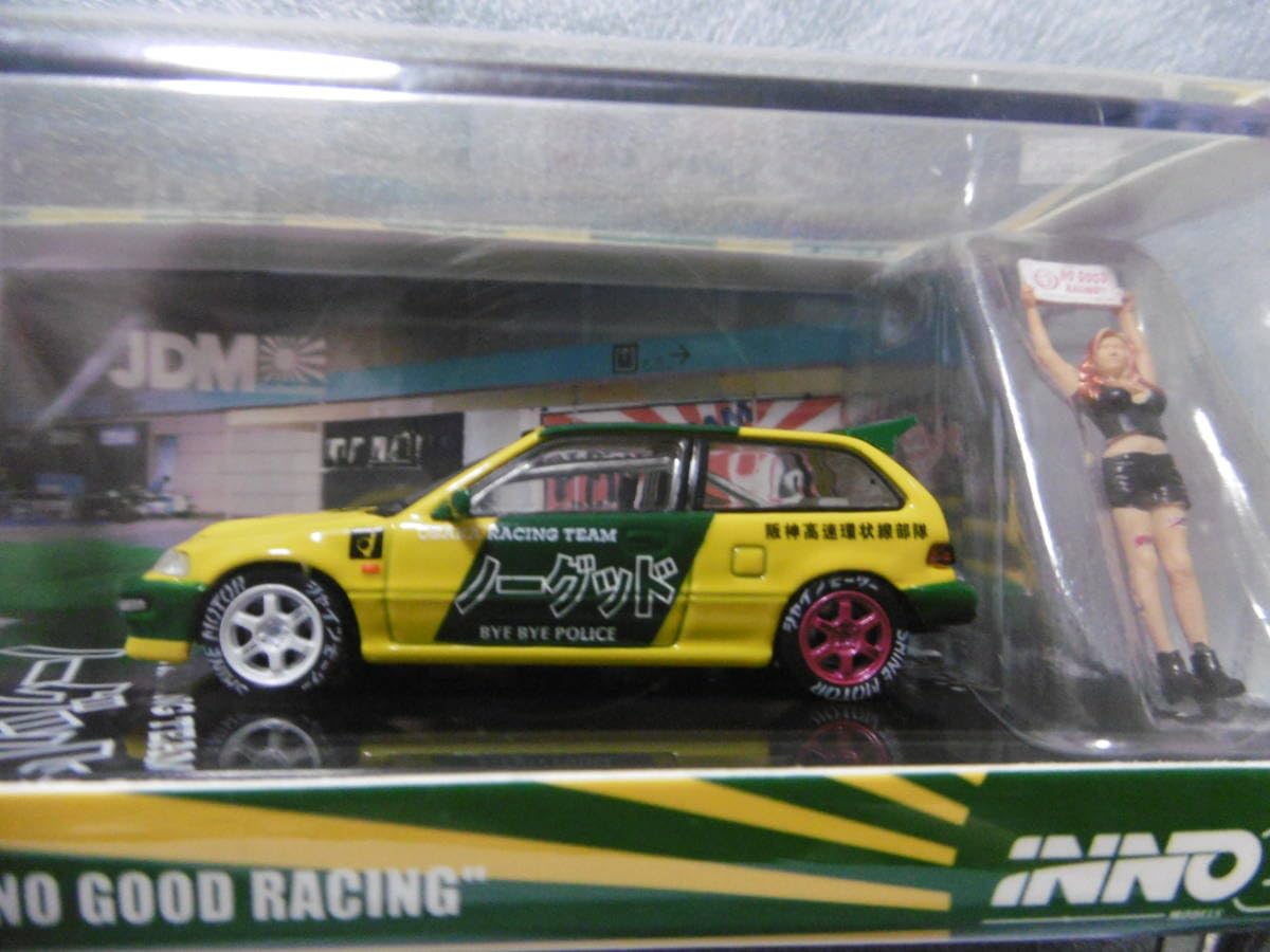 ミニカー INNO NO GOOD RACING OSAKA AUTO MESSE2020 INNO64 CIVIC EF9 No Good Racing Police Osaka Auto Messe 2020