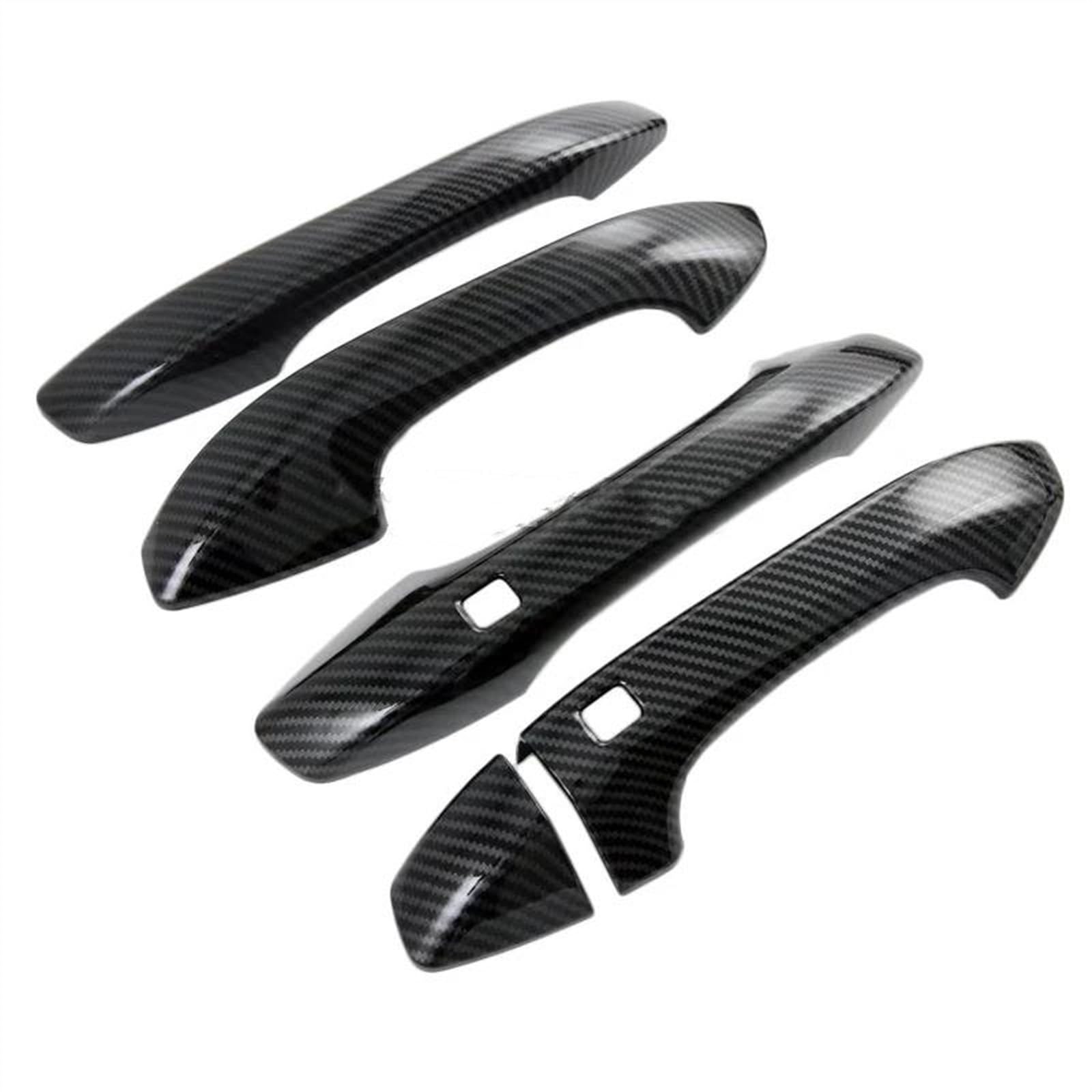 Slimes A Carbon Fiber Chrome Car Door Handle Bowl Cover For Ki For Optim K5 2020-2022 Ccessories Sticker Protection(A)