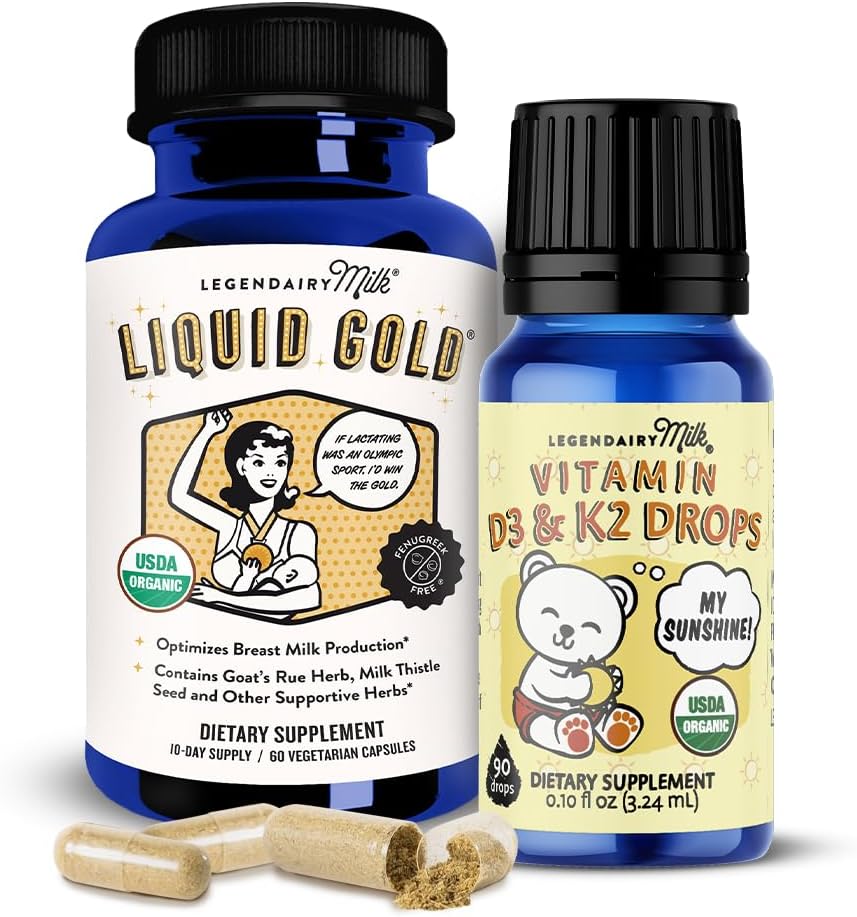 Legendairy Milk Liquid Gold + Baby Vitamin D3 & K2 Liquid