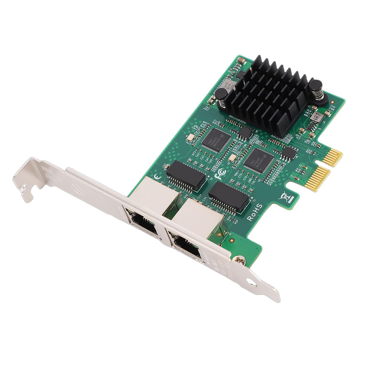 Ausla Carte Réseau Gigabit Double RJ45, I210AT