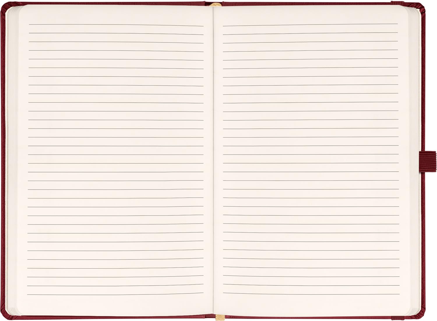 NOTIQUE Taccuino a righe con copertina rigida 15x21cm 192 pagine Bordeaux