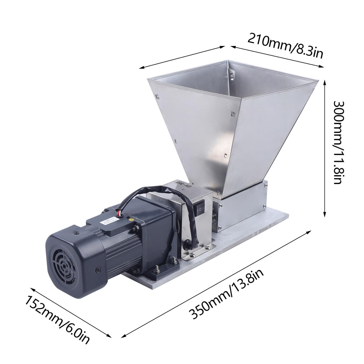 SchrotmüHle Elektrisch GetreidemüHle FuttermüHle MalzmüHle MaismüHle Kornquetsche Getreid WalzenmüHle Multifunktionsschleifer Elektrische Zerkleinerer FüR Getreide Futterherstellung