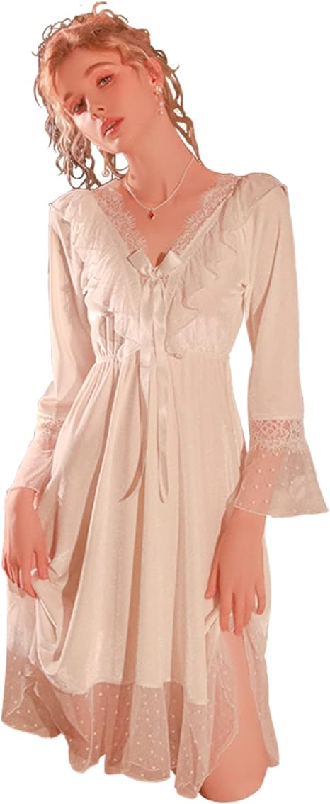 Chemise De Nuit Polaire Petalum - Pyjama Hiver Grande Taille - Flanelle épaisse Chaude - Avec Poche