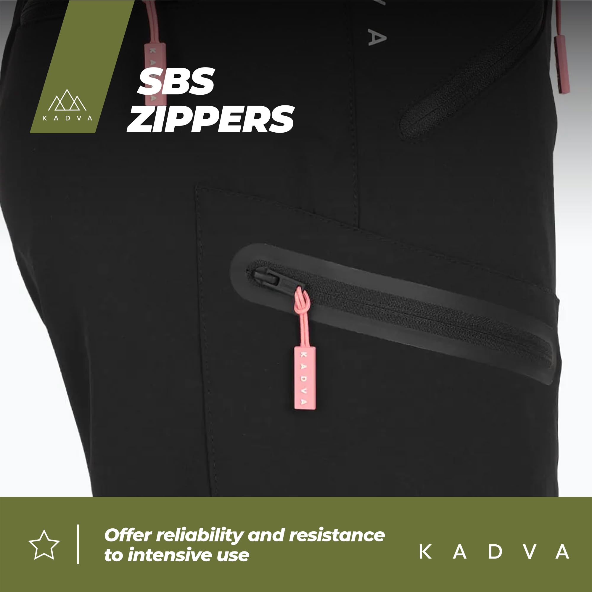 KADVA Reto szorty damskie XS – outdoor, trekking, styl sportowy, oddychające, szybkoschnące, regularny krój, regulowany ściągacz, 4 kieszenie, idealne do wędrówek i na co dzień