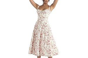 Women's Sexy Floral Corset Dress