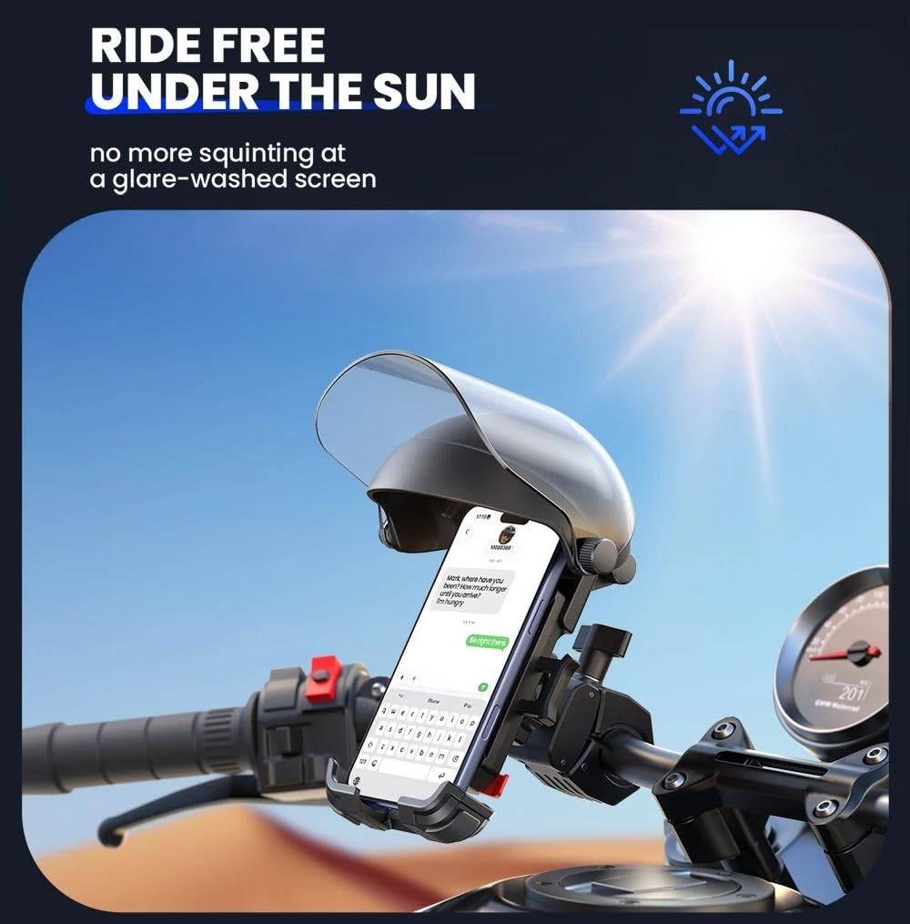 Support Téléphone Vélo Moto Imperméable Cadre Avant Universel Smartphone