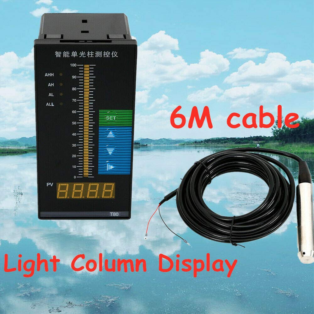 Buy CNCEST 110V 6M Lamp Post Display+Level Transmitter Groundwater ...