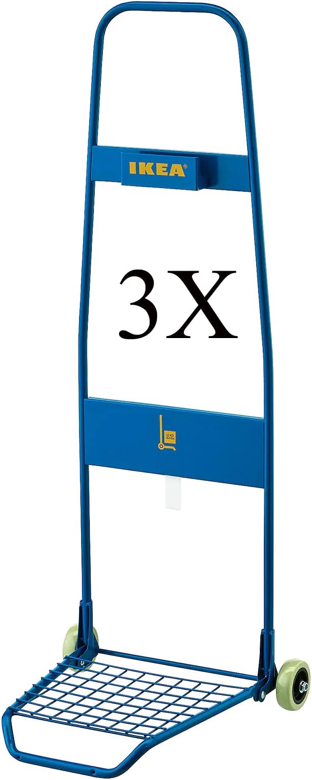 FRAKTA Trolley, blue (PACK OF 3) + FREE FINCHLEY REFILS PEN