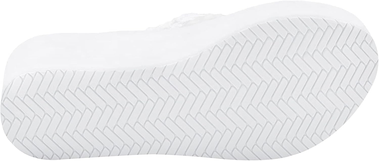 MALIDA Womens Wedge Arch Support Flip Flops Cushion Soft Rubber Midsole Platform Thong Sandals with Rubber Sole - Image 5