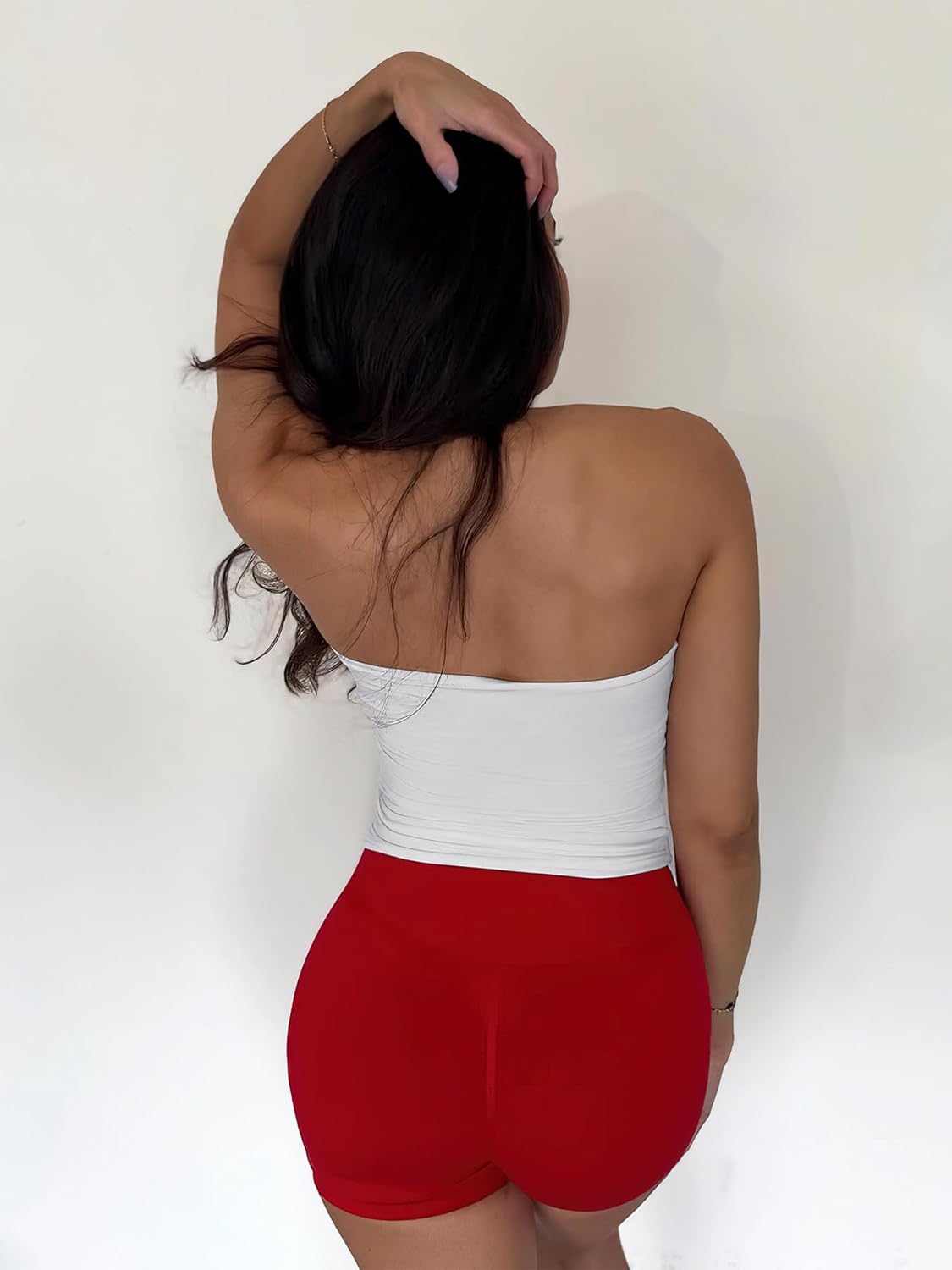 YEOREO Aherin Women Halter Tank Tops Not Padded Cami Open Back Slim Fit Fitness Y2K Going Out Crop Top - Image 3