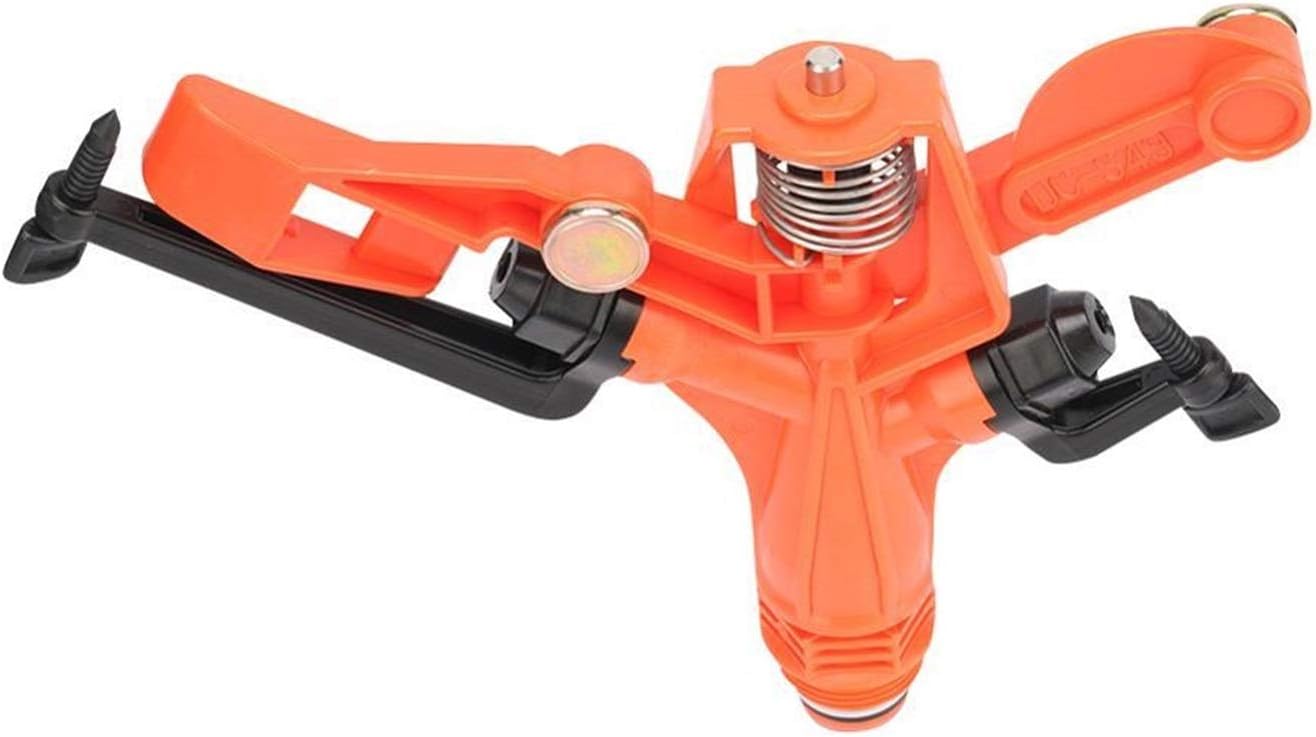 Irrigation Dripper 5 Pieces of 3/4 Inch External Thread Rotating Rocker Arm Sprinklers, Automatic 360-degree Spray Watering Sprinklers, Garden Agricultural Irrigation Equipment