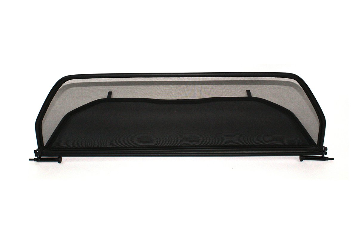 Windschott für VW Golf 3+4 (1993-2002) - Klappbar - mit Schnellverschluss - Schwarz | Windabweiser | Windblocker | Wind Deflector