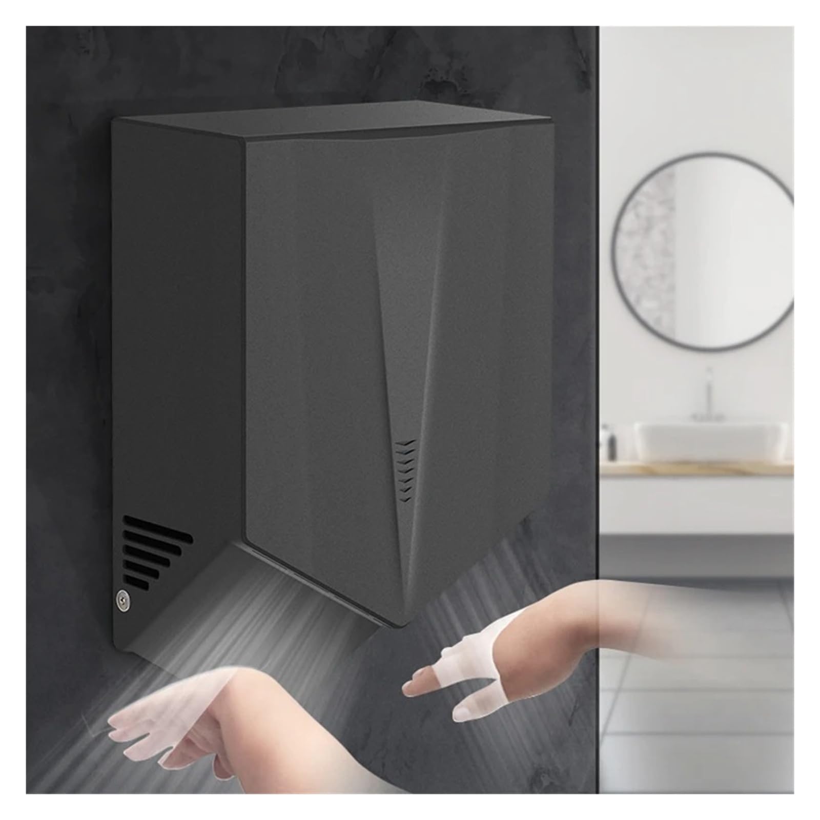 Elektryczna suszarka do rąk Suszarka do rąk automatyczna indukcyjna 1200 W łazienki, komercyjna