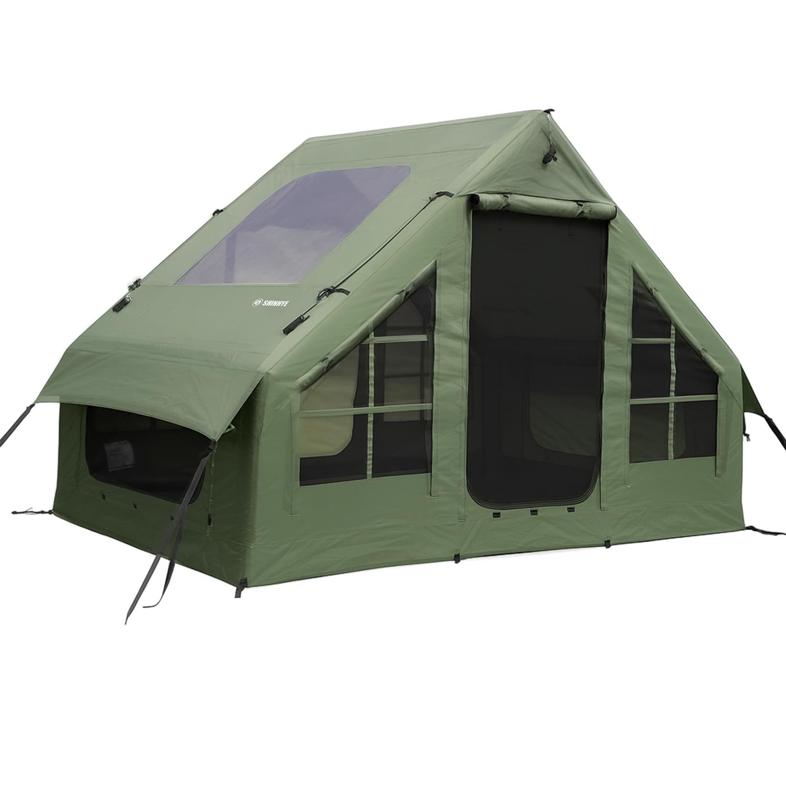 Amazon.co.jp: ShinHye インフレータブルテント エアーテント ロッジ型