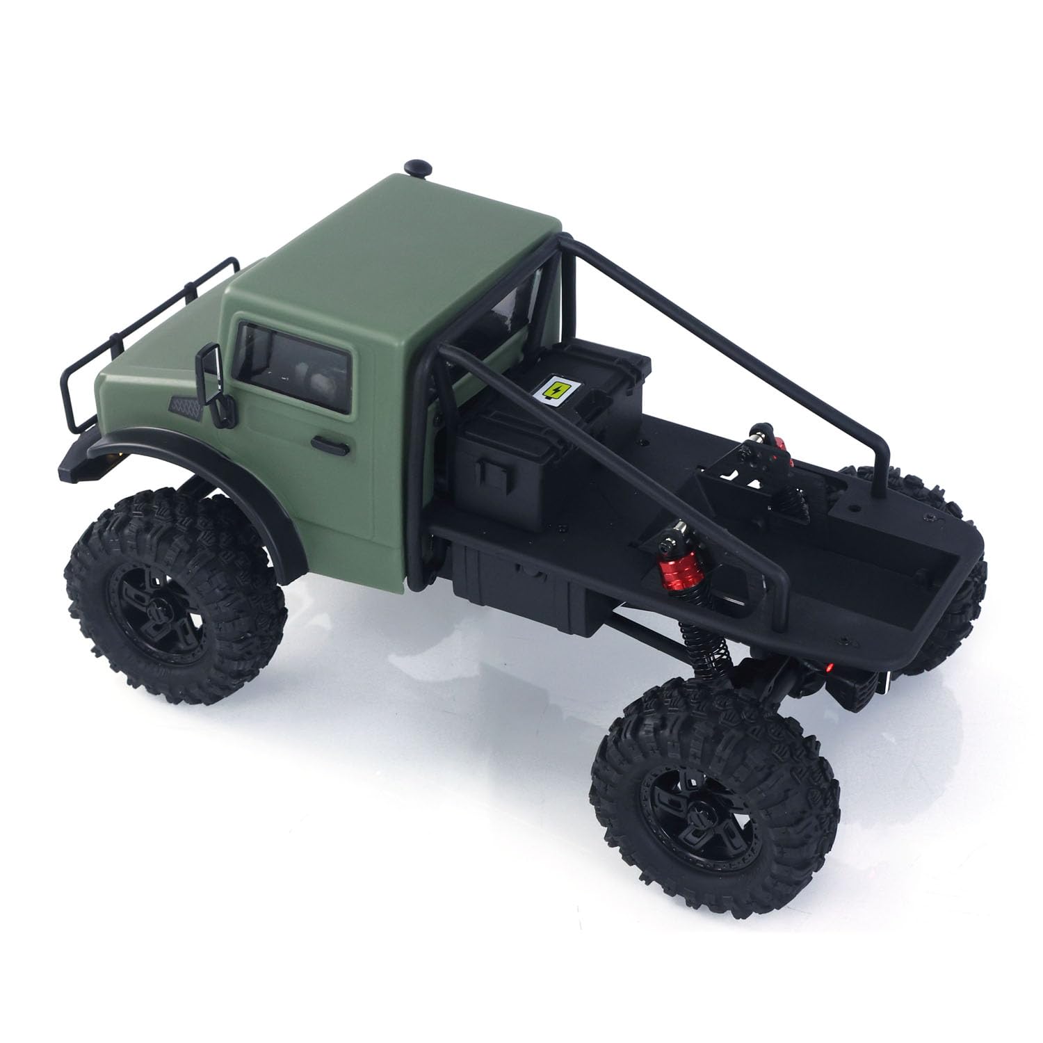 TOUCAN RC HOBBY 1/18 CR18P V3 Thunter RC coche de escalada 2.4G control inalámbrico 4WD Rock Crawler coche sin escobillas ESC RTR luces LED