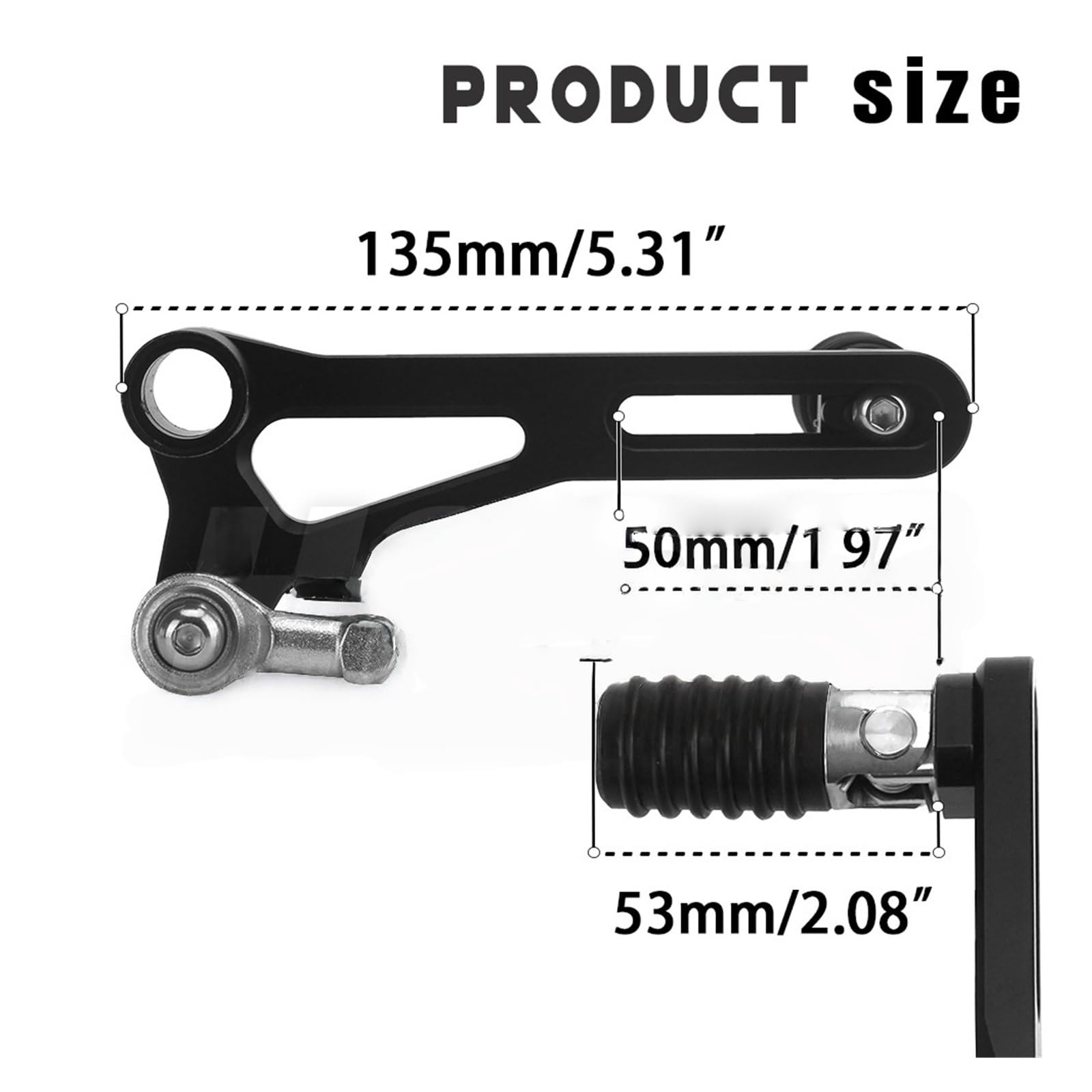 Palanca Cambios Motocicleta Accesorios De Motocicleta para NC750S NC750X NC700X NC700S NC 700 S 2012-2023 Palanca Cambio Marchas Plegable Aluminio