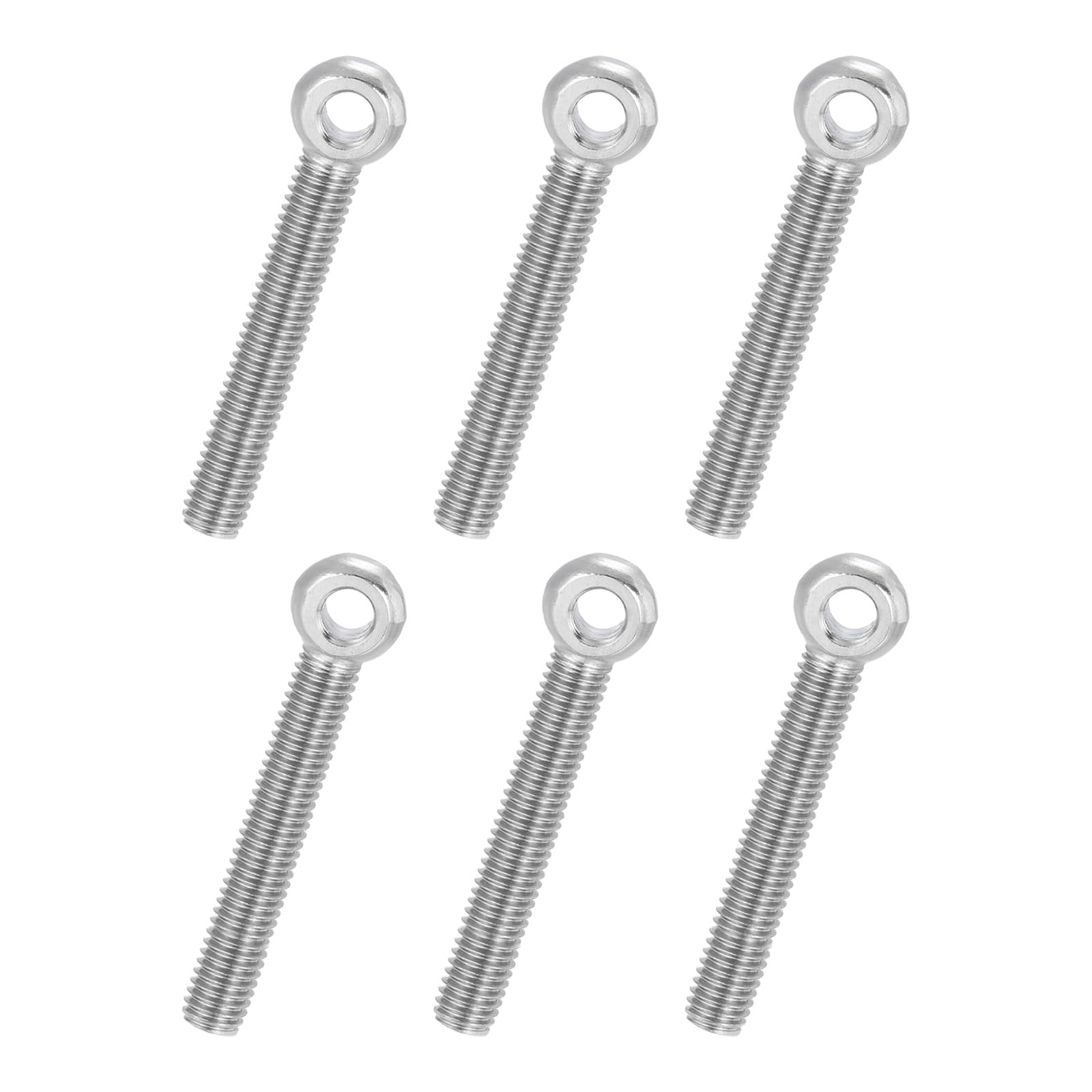 PATIKIL 6 Pcs M8x65mm Shoulder Swing Lifting Eye Bolt