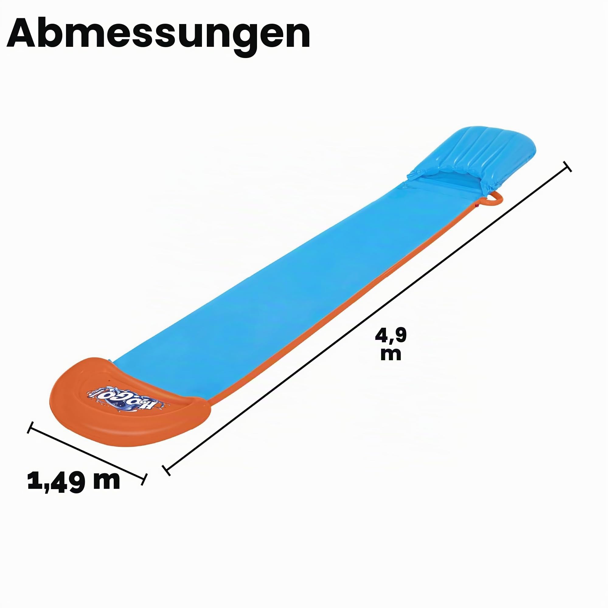 Bestway H2OGO! Tsunami Splash Ramp Einzelrutsche 488 cm