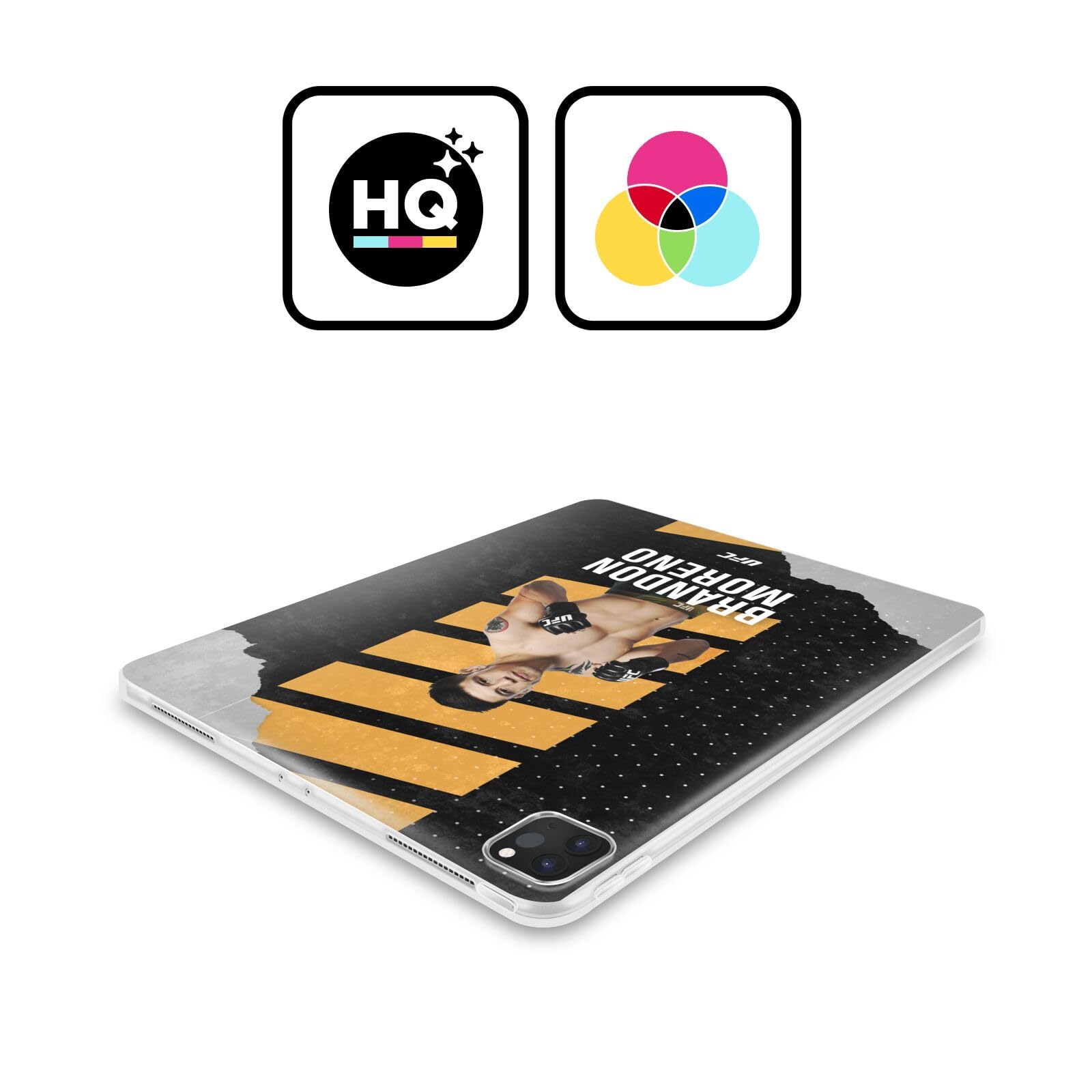 Head Case Designs Officially Licensed UFC Fight Card Brandon Moreno Soft Gel Case Compatible with Samsung Galaxy Tab S8 Ultra