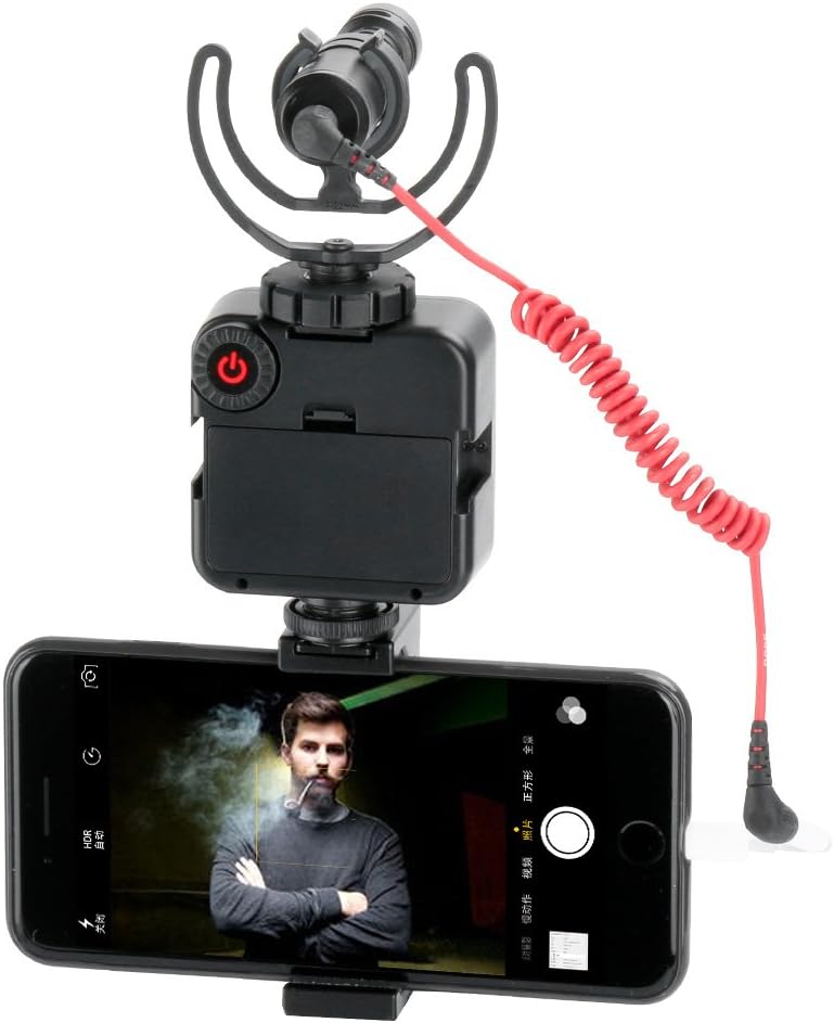 ULANZI W49 Pocket LED Video Light with 3 Cold Shoe Mounts 49 LED Bulbs Vlog Photo Fill Light on Camera for DJI OSMO Pocket Sony A6400 A6300 Canon DSLR Cameras Wedding Interview Macrophotography