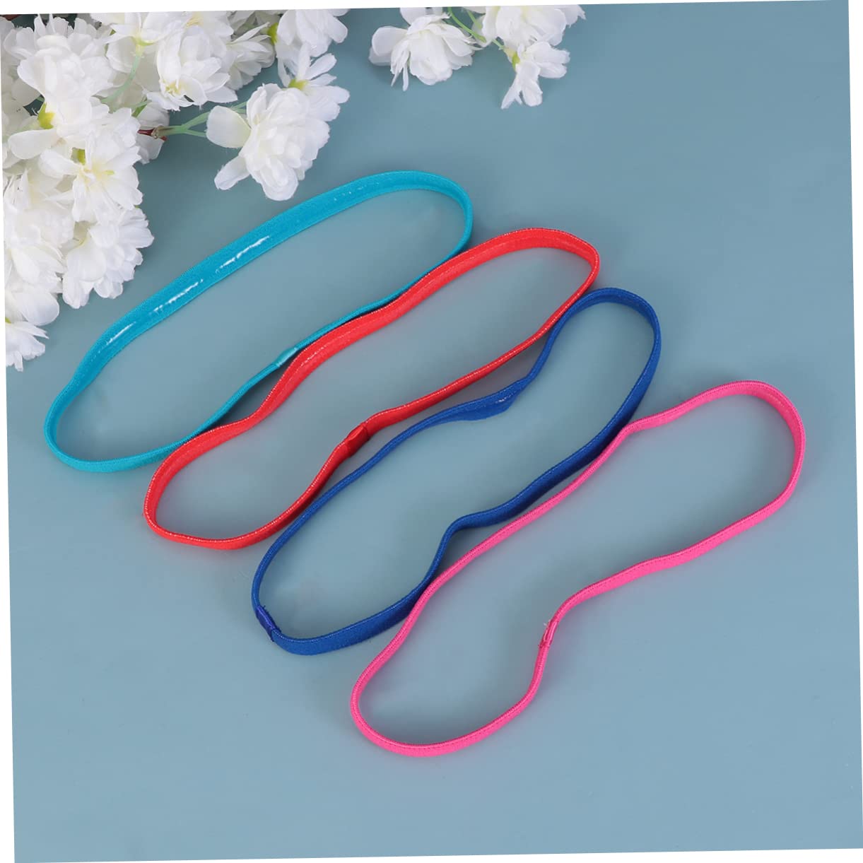 Beavorty 36 Pezzi Elastici Per Fasce Elastiche Fasce Per Esercizi Per Allenamento Per Sportiva Color Caramella Traspiranti Per Yoga