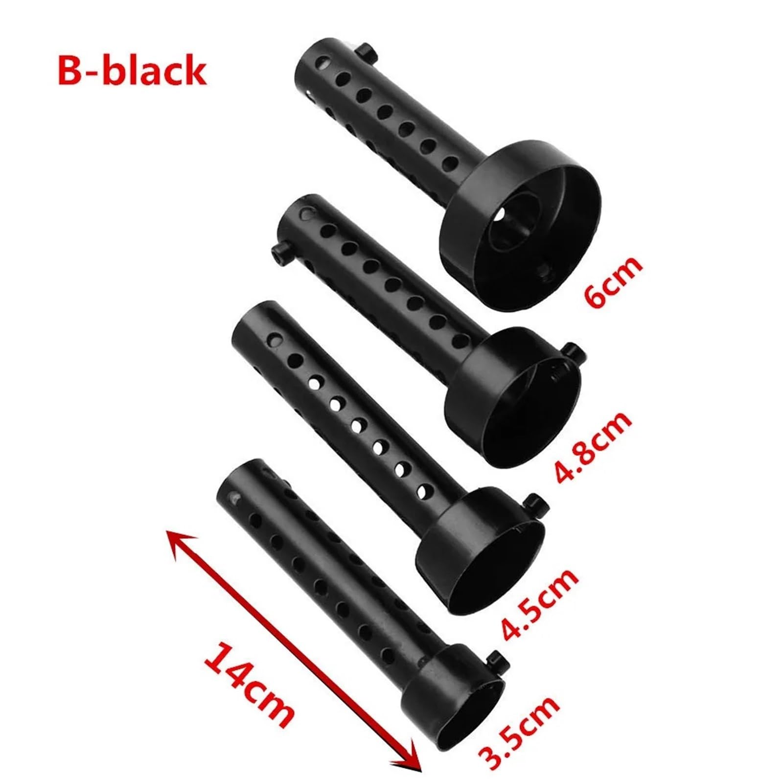 końcówka wydechu 86/140mm tłumik wydechowy motocykla tłumika DB Killer pasuje do YAMAHA FZ-09 MT-09 SR FZ6 układ wydechowy samochodowy(B-140x60mm)