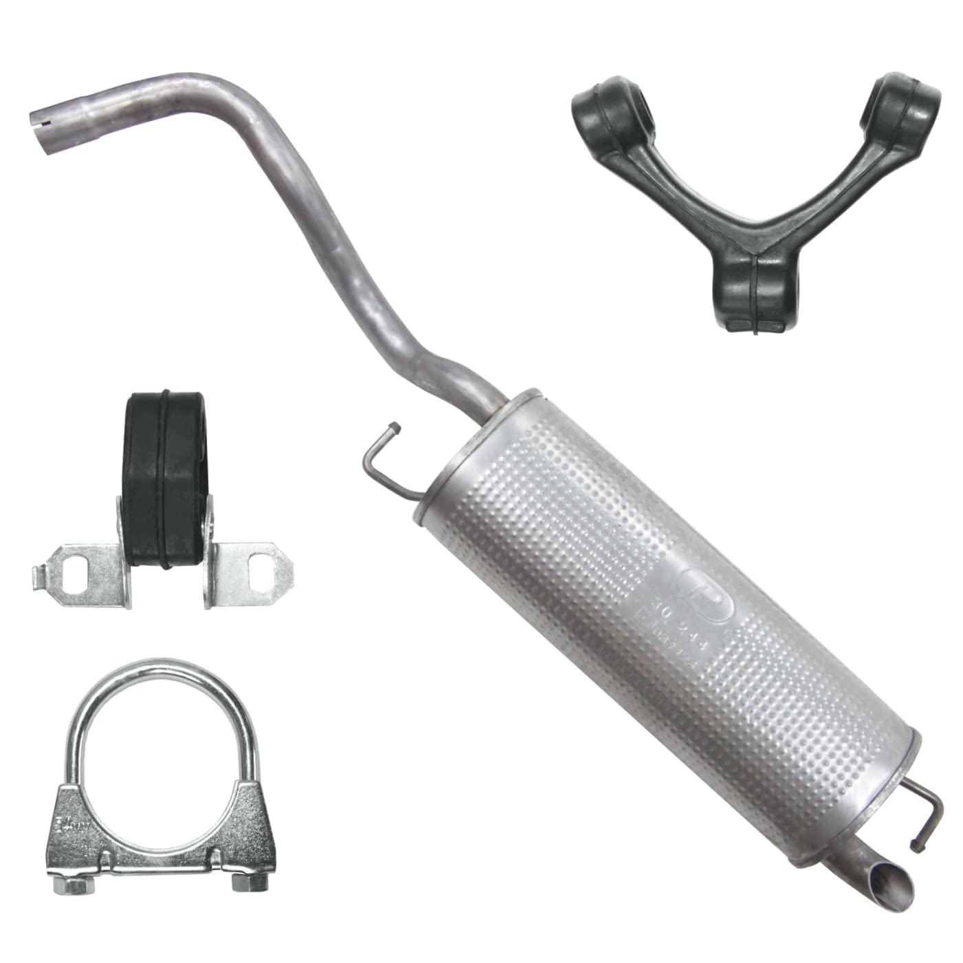 POLMOstrow Auspuff Endtopf für VW Golf 4 IV 1.4 Fließheck 1997-06.2004