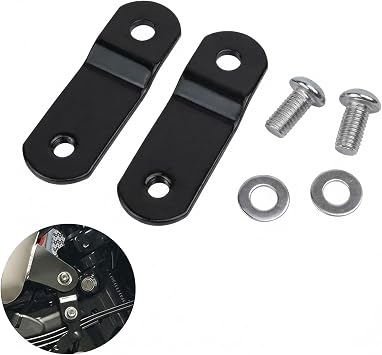2Pcs 2 Inch 51MM Gas Tank Lift Riser Kit for Harley Motorcycle, Sportster Tank Lift Kit for Iron 883 1200 XL1200X 48 Roadster with Increased Leg Room