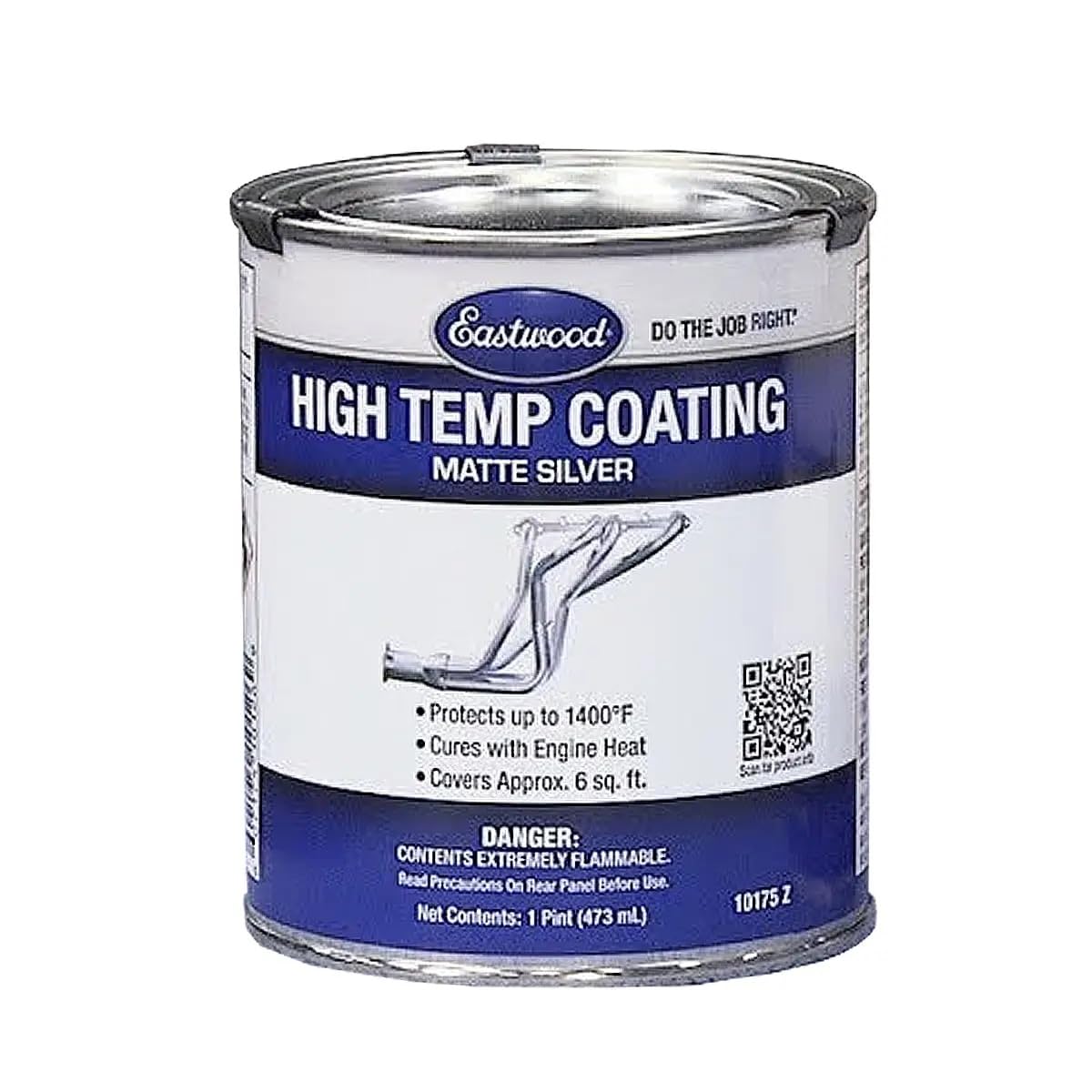 FROST High Temperature Coating 473ml โ Matte Silver, Heat Resistant up to 1400ยฐF | Durable Protective Paint for Engine Parts, Exhausts & Automotive Surfaces