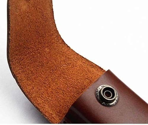 Miniatura 4 de Cuero PU Senderismo Bolsa Cinturón Cuchillo Vaina Snap Fastener Caza Soporte Bolsillo para Viajes Multi Herramienta Estuche Cinturón Bolsa de
