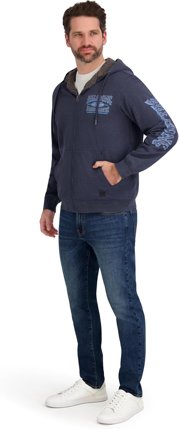Billabong Men's Sherpa Lined Hoodie Jacket