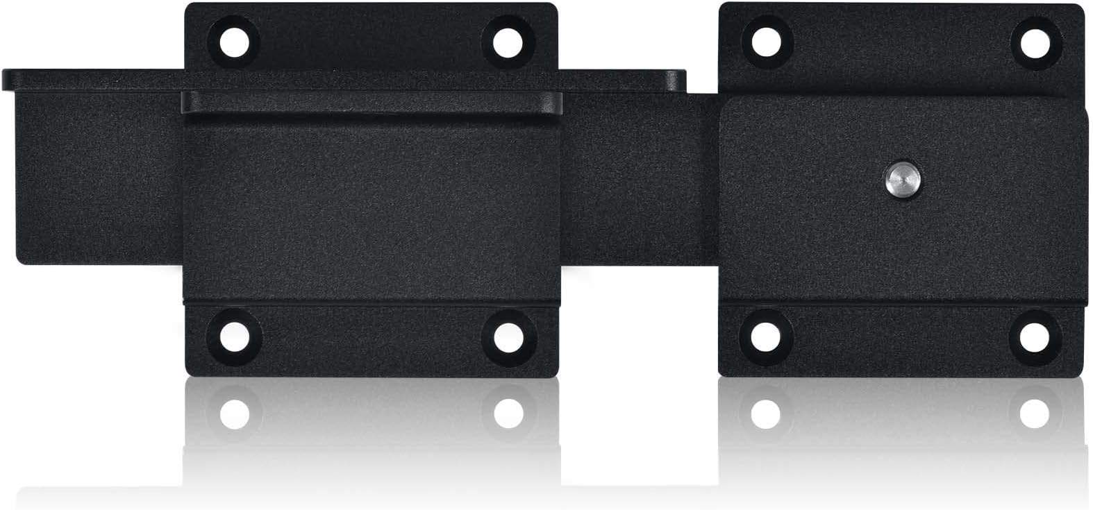 Flip Gate Latch Lock with Padlock Hole, 3.5mm Heavy Duty Aluminum Alloy Door Latch for Outdoor Wooden Fence, Swing Open Gate, Double Gate, Barn Door, Shed, Vinyl Fence, Yard (1Pack)