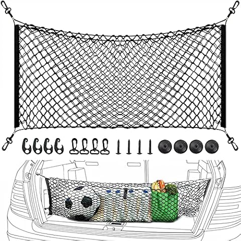 Envelope Style Trunk Cargo Net Cover