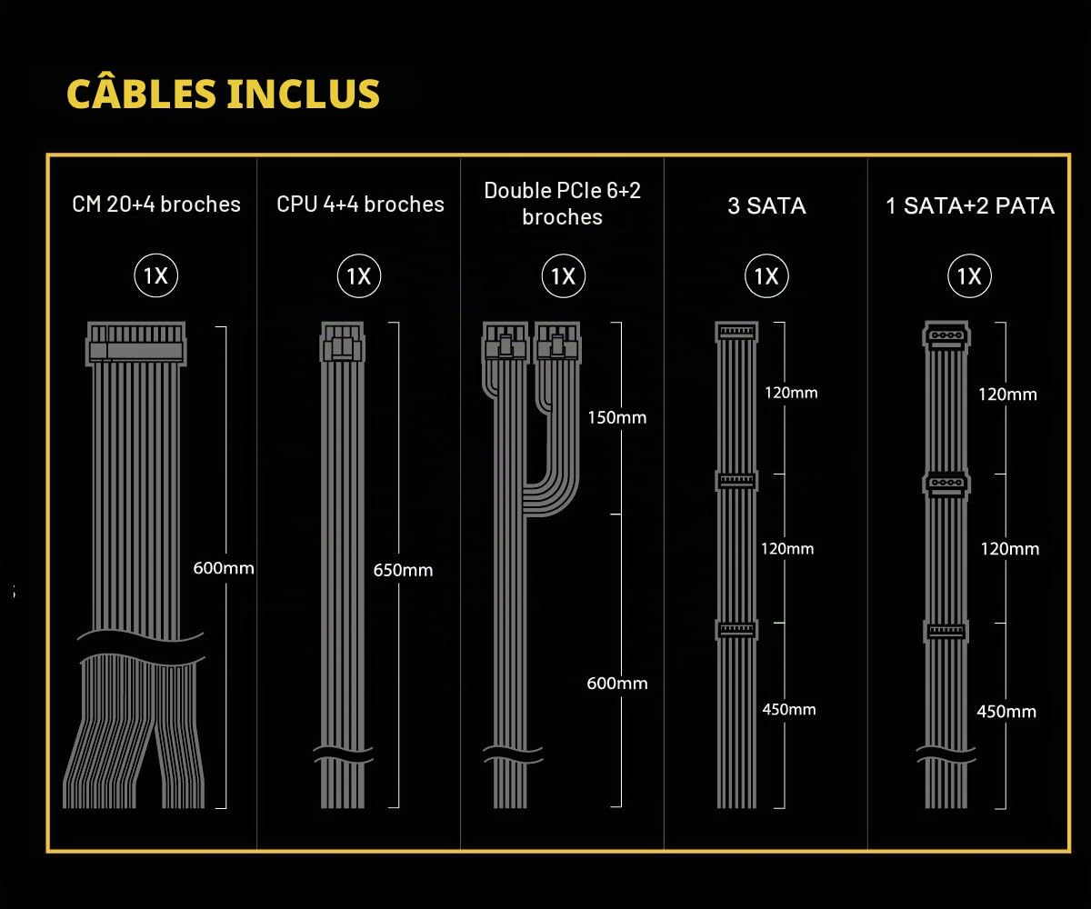 Alimentation+ATX+ASRock+Challenger+Gold+-+650W+%28Noir%29