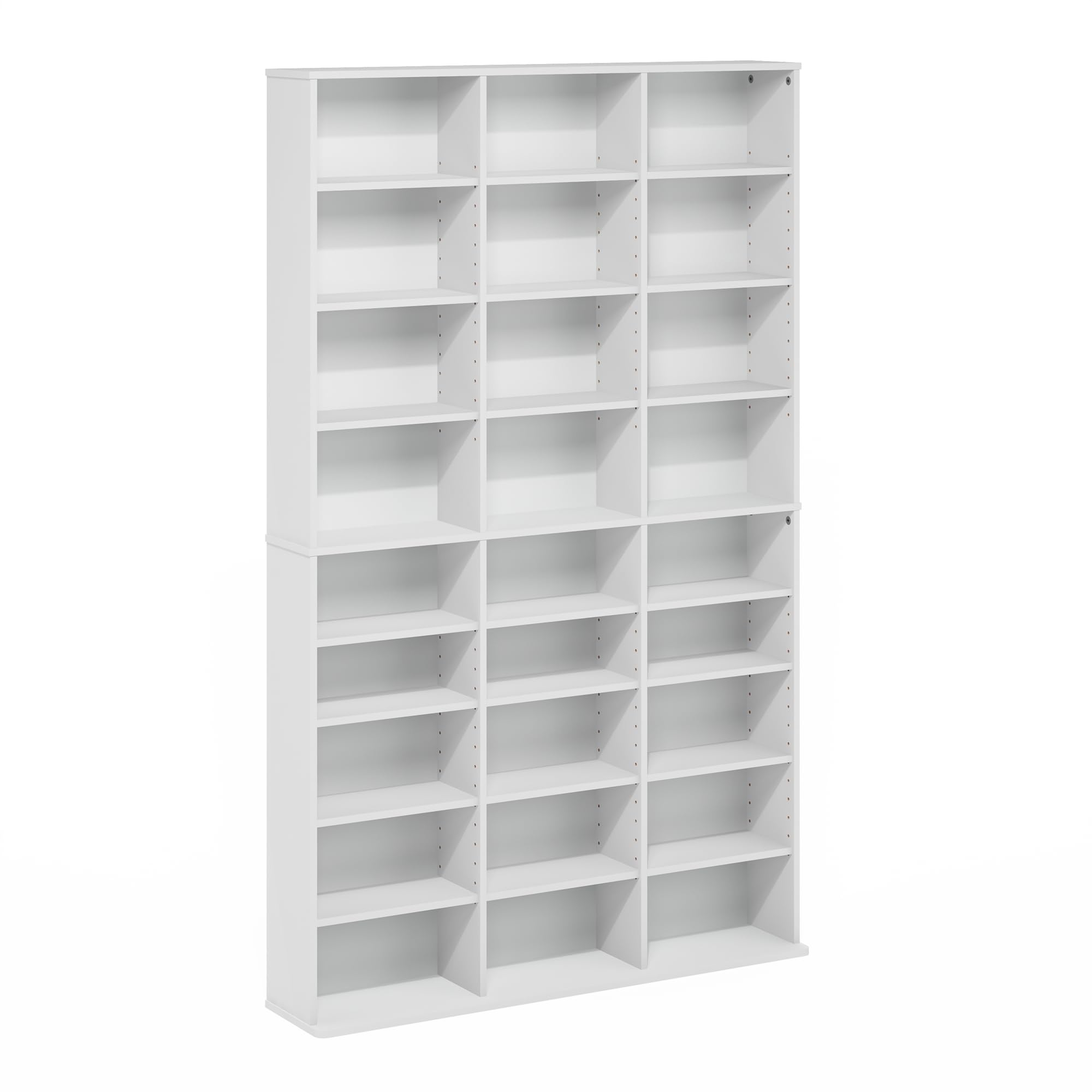 Amazon.com: Furinno Jaya DVD Shelf, Wide 24-Shelf CD Rack, Media