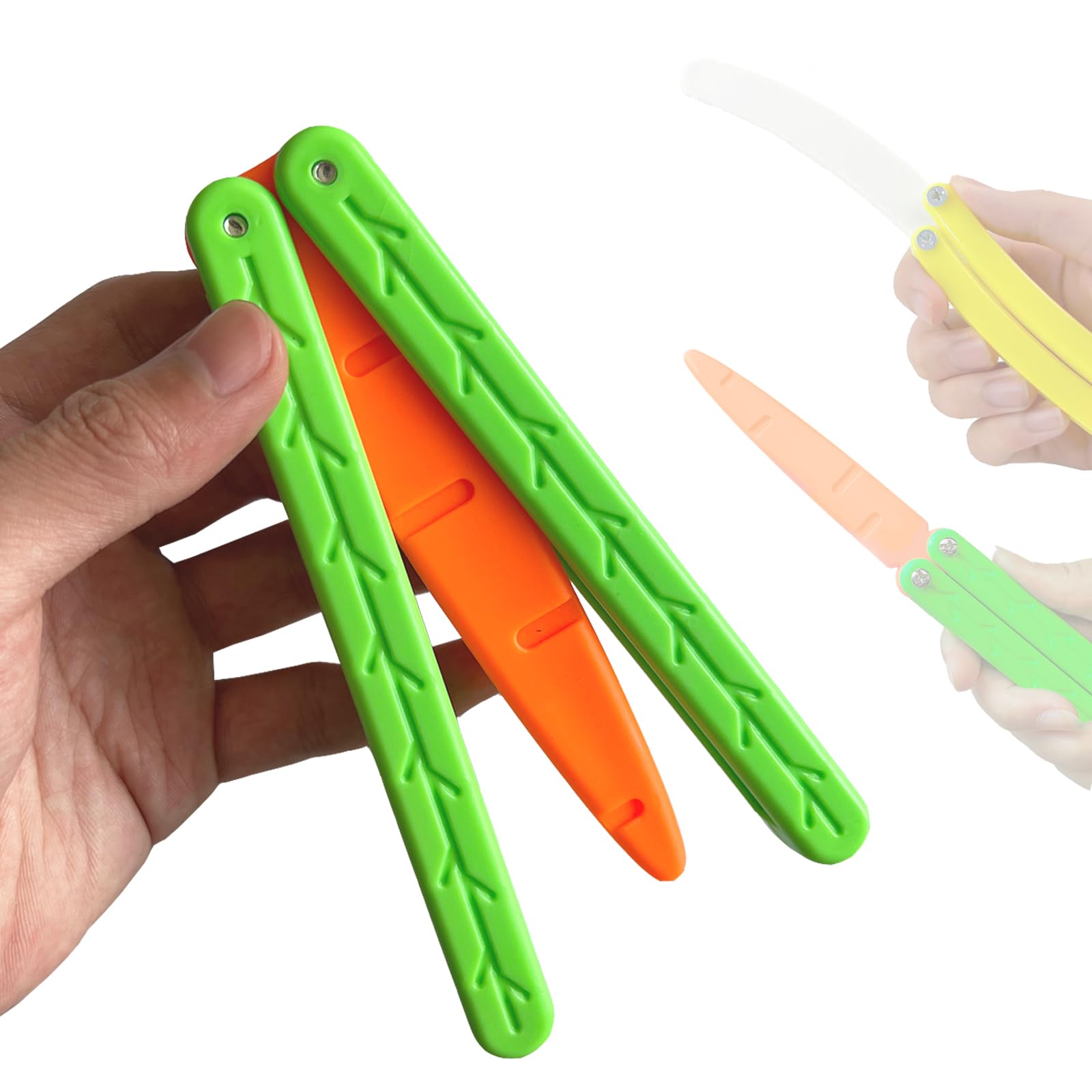 Amazon | KJOET 人参 ナイフ おもちゃ 3D重力ナイフ キャロットナイフ