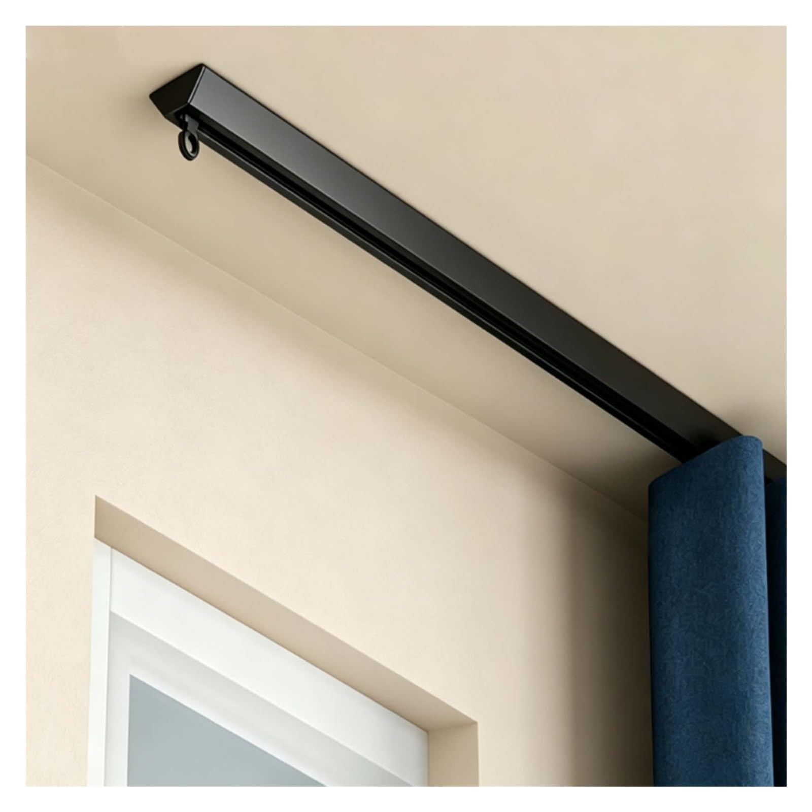 Ceiling Curtain V-Track Aluminum Rail with Silent Gliders