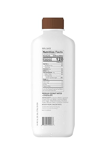 Miniatura 20 de Once Upon a Coconut Agua de piña y coco de alta calidad, bebida totalmente natural baja en calorías con electrolitos, sin OMG, sin gluten, 10.8