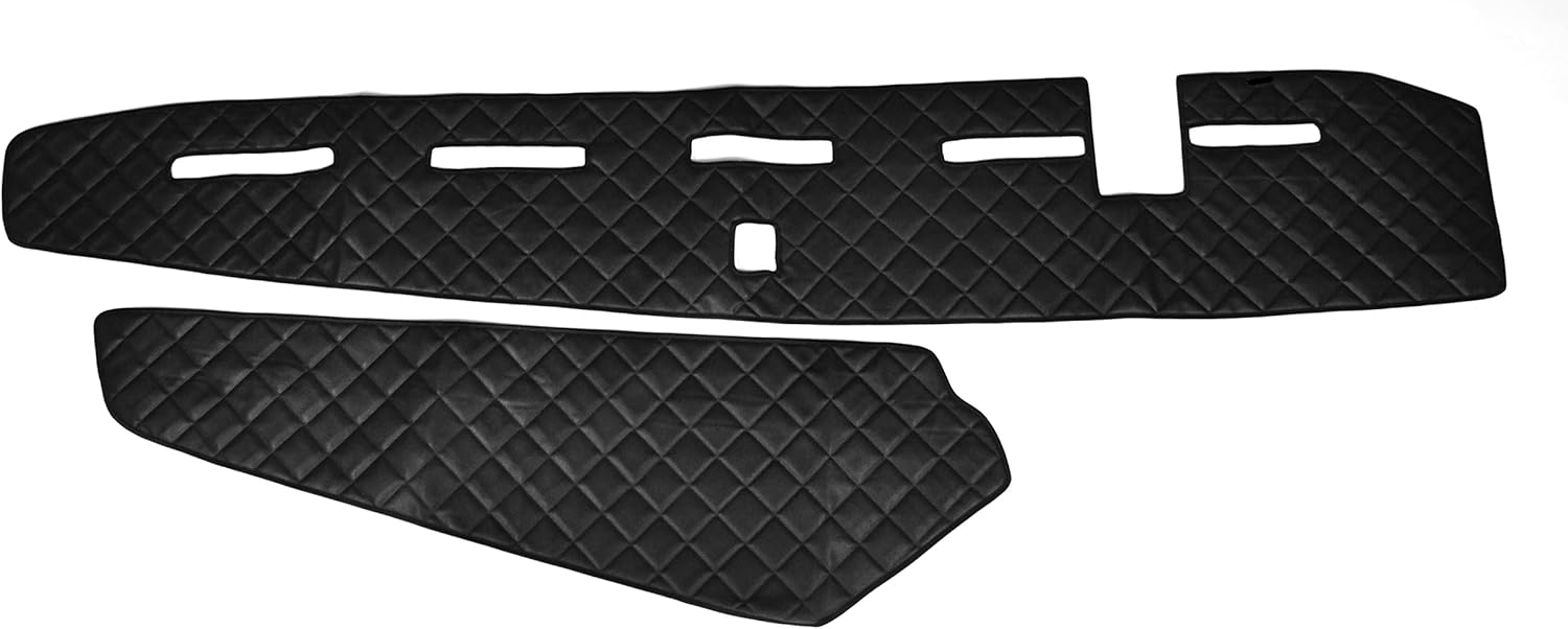 Black dashboard mats for right hand drive trucks Volvo FH4 with sensor