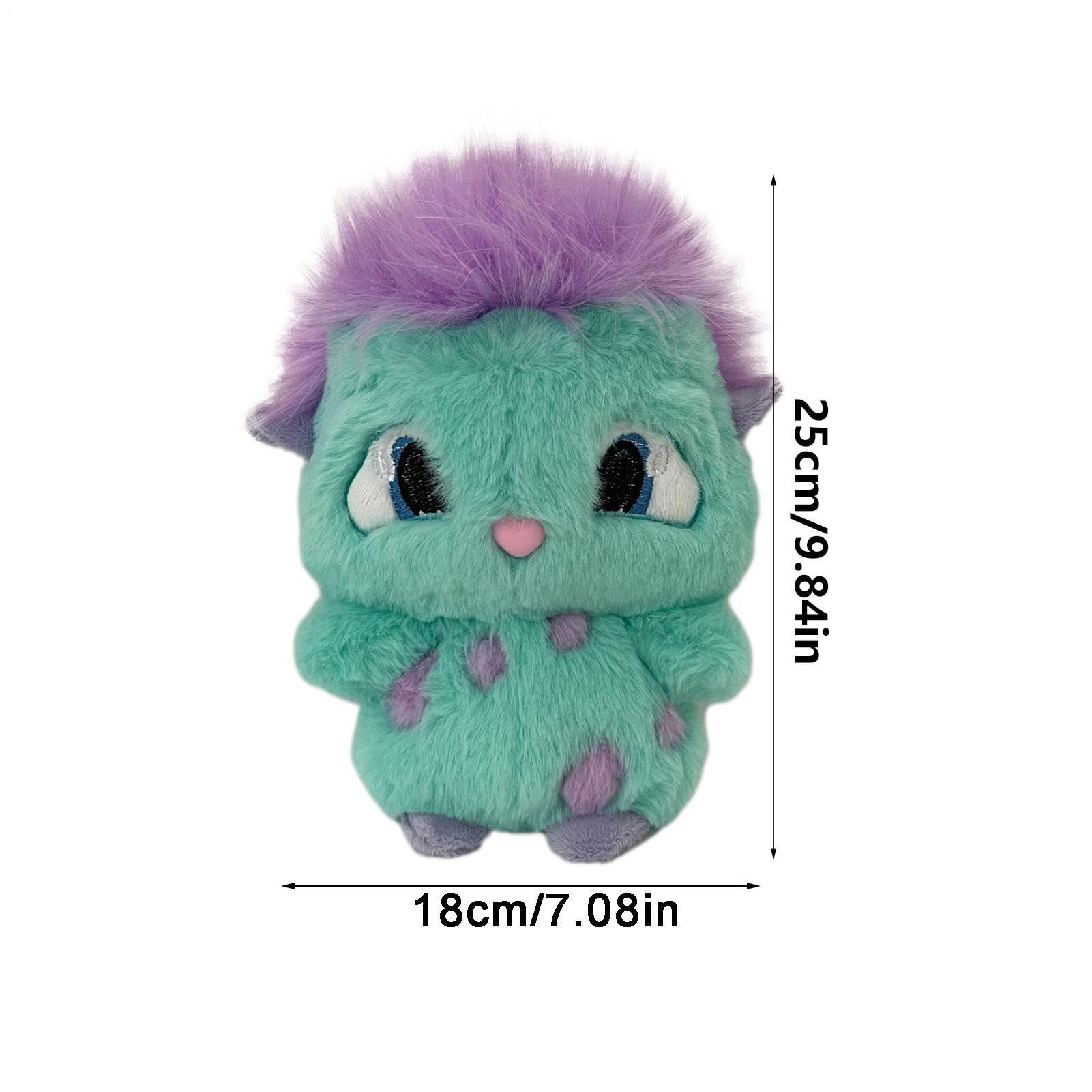 Genérico Peluche Bibble,Personaje De Animación Peluche Suave Y Tierno,Juguete De Dibujos Animados De para Niños,Muñeca De Elfo Gordito Kawaii De Pelo Púrpura,Decoración Casera Linda — view 3