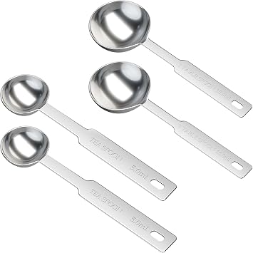 LEIFENY 2PCS 1tbsp & 2PCS 1tsp measuring Spoon Bundle
