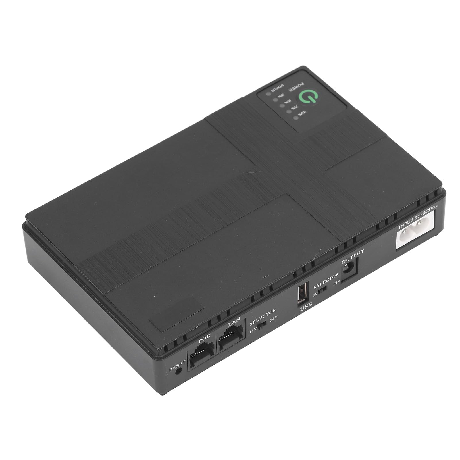 Fafeicy Mini Batterie de Secours UPS de 8 800 MAh, Alimentation sans Interruption avec 2 Méthodes D'entrée, Modem Routeur, Caméra de sécurité pour Les Pannes de Courant d'urgence (Prise UE)