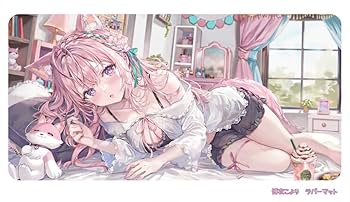 Amazon.co.jp: 博衣こより ラバーマット C102 さしみねこ屋 ももこ