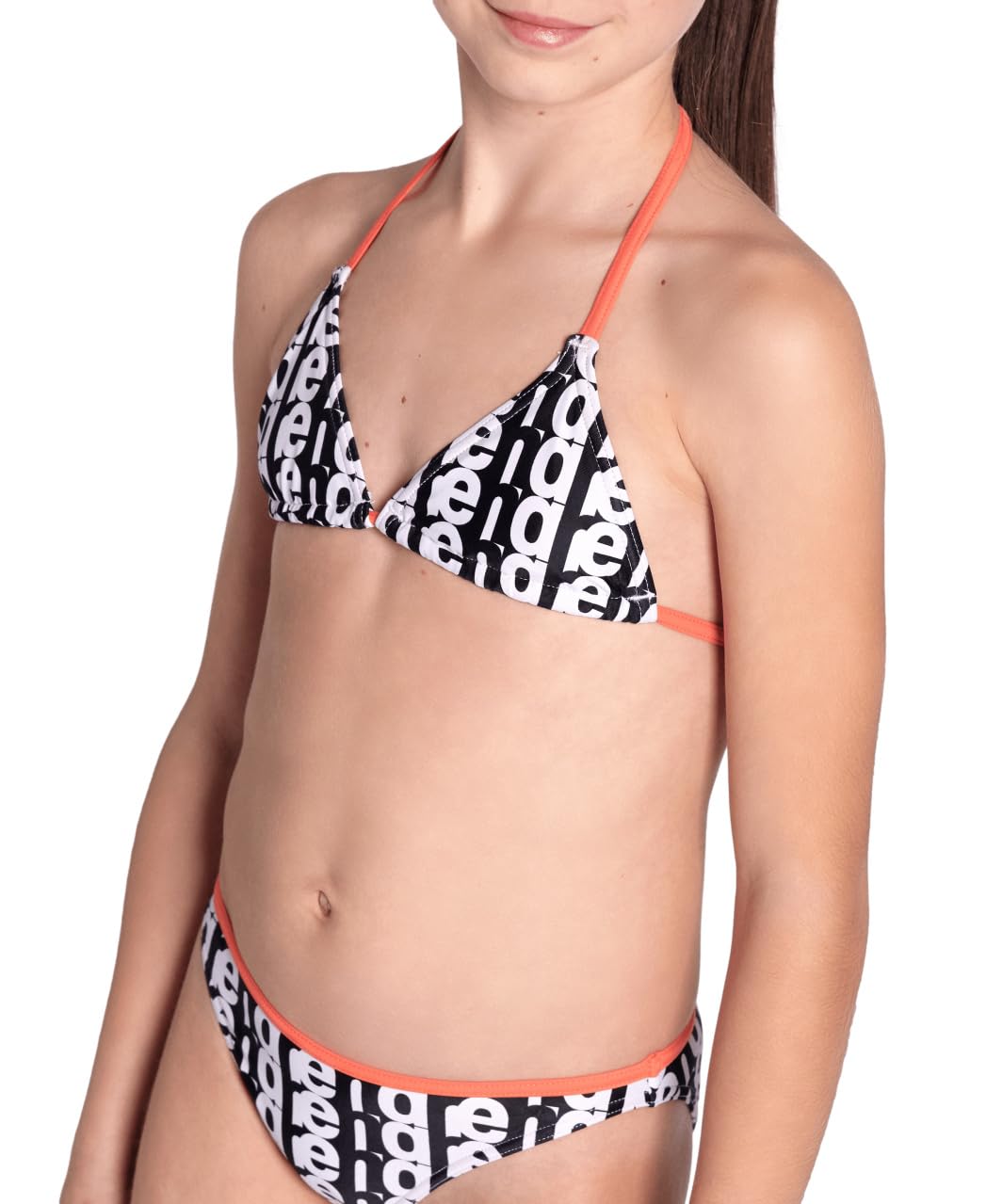 ARENA Girls Monogram Triangle Bikini Due Pezzi Bambine e Ragazze (Pacco da 1)