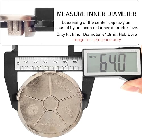 Vista 17 de RTrhinoTuning 4 tapas centrales de rueda de 2.717 in compatibles con llantas 1 Series 2, Series 3, Series 4, Series 5, Series 6, Series 7, Series