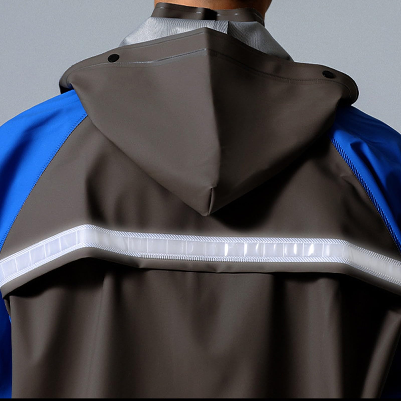 Generisch Giacca impermeabile da uomo con catarifrangenti e pantaloni