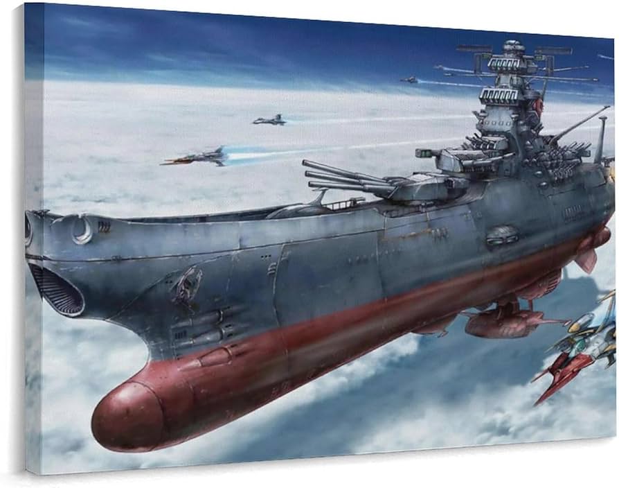 Amazon.co.jp: アートパネル 宇宙戦艦ヤマト アートポスター
