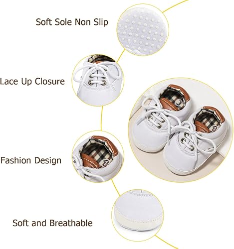 Miniatura 4 de Morbido - Tenis de lona para bebés y niños pequeños, antideslizantes, para recién nacidos, para recién nacidos, para recién nacidos de 0 a 18 meses